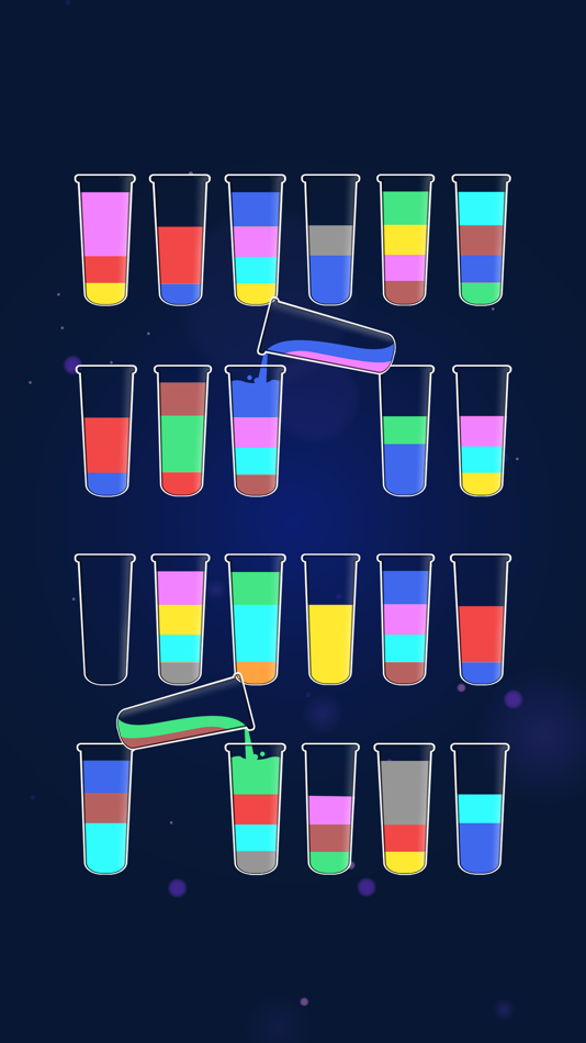 #4. Water Color Sort Quest (iOS) By: Toi Nguyen