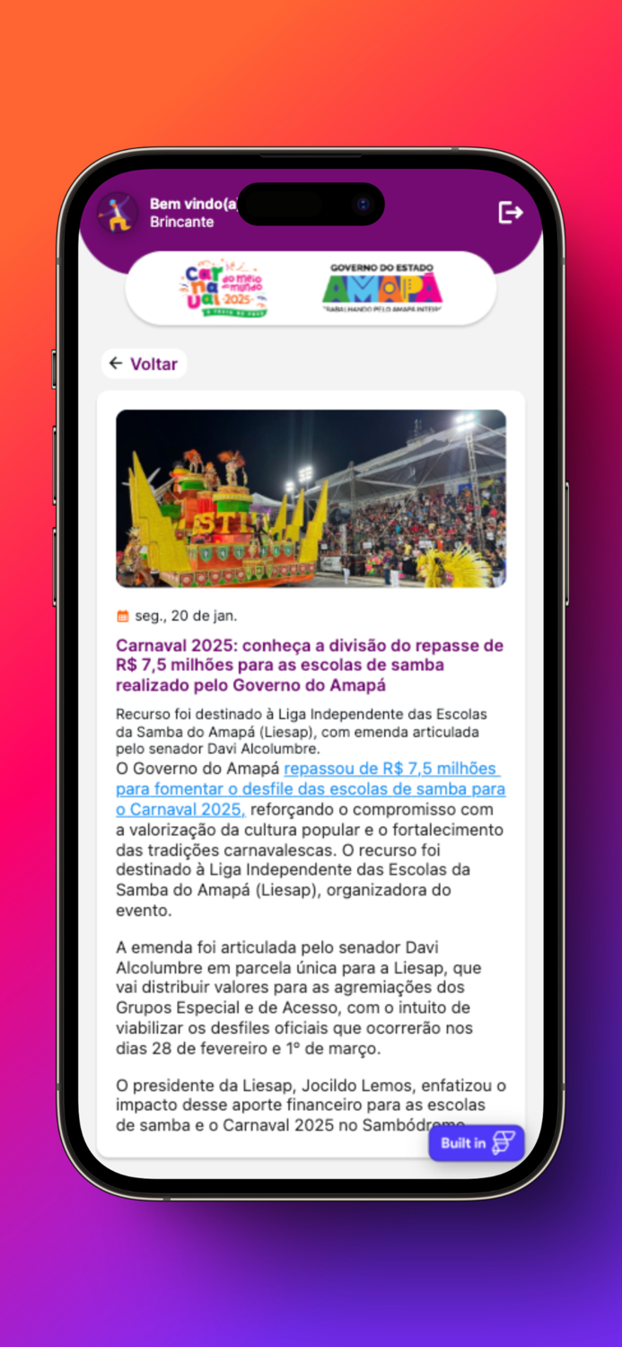 Carnaval no Meio do Mundo