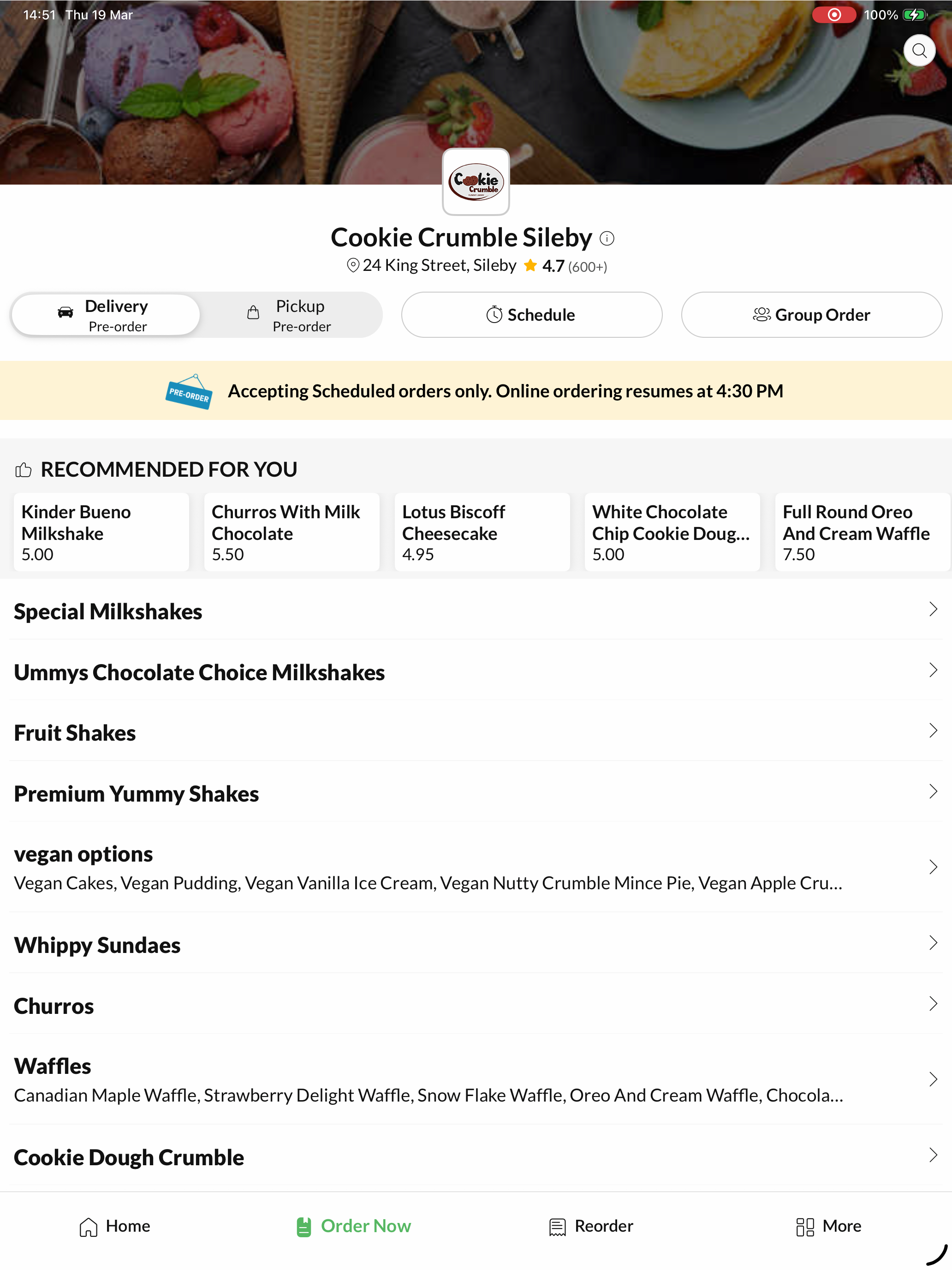 Cookie Crumble Sileby