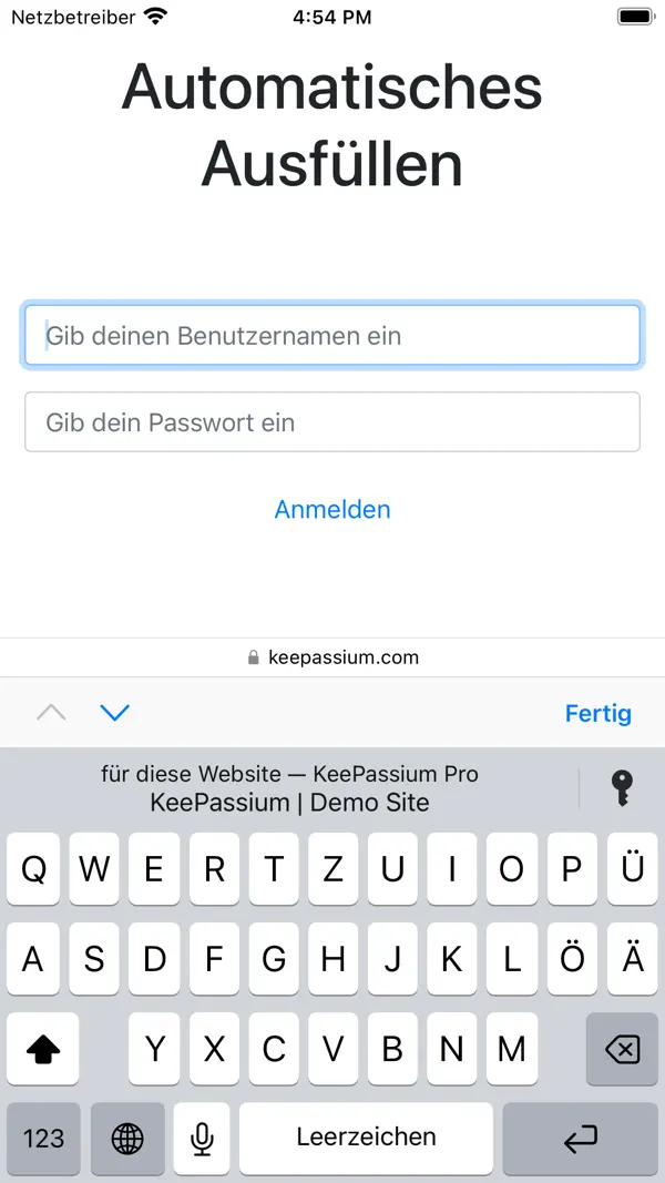 KeePassium (KeePass) Screenshot 1