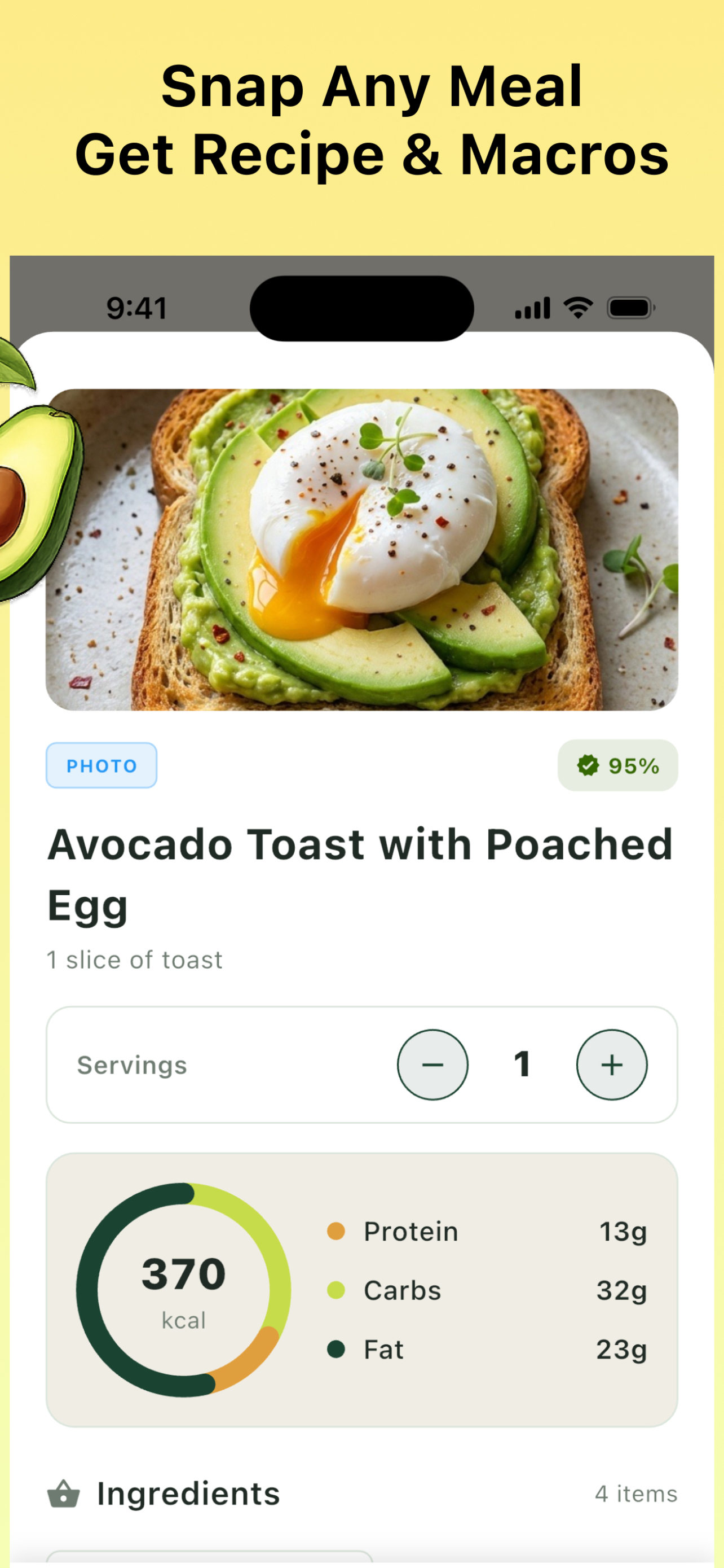 iMeal AI: Meal Calorie Tracker screenshot 2