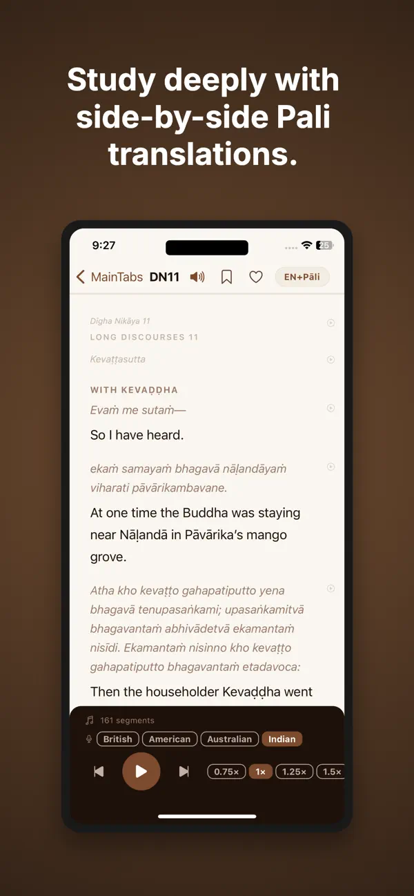 Screenshot #3 pour Sutta Companion — Dhamma