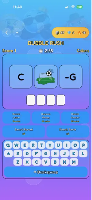 Bubble Brain: Word Puzzles screenshot 4