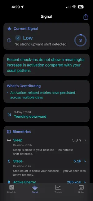 Eunoia Signals screenshot 2