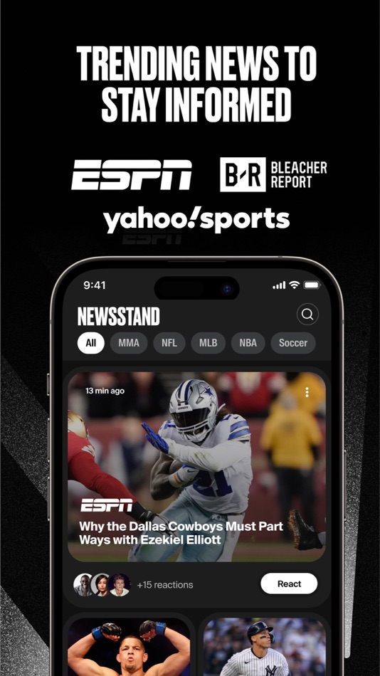 #2. Arena - The Sports Super App (iOS) بواسطة: Vylo, Inc.