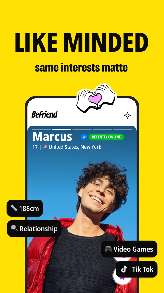 #4. BeFriend - Make new friends (iOS) 由: ORBITECH PTE. LTD.