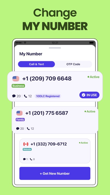 Talk Num: 2nd Text Number App screenshot-5