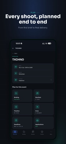 The Shotlist iPhone screenshot