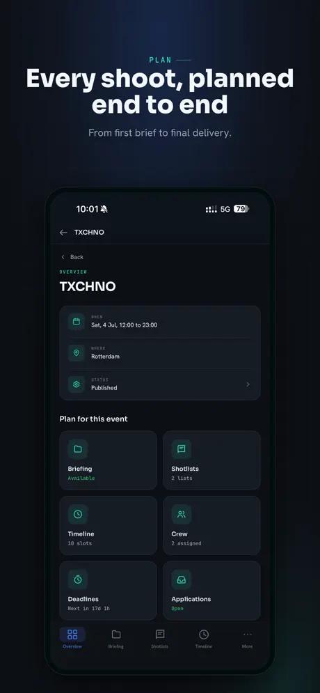 The Shotlist screenshot 2
