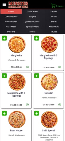 Minster Kebab Pizza House iPhone screenshot