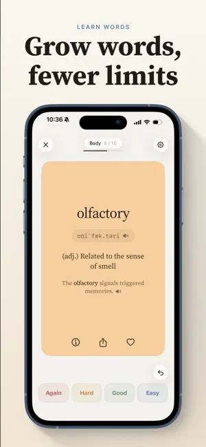 Vocaby - Vocabulary Builder screenshot 1