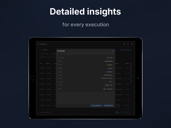 Screenshot #6 pour Pipedash - CI/CD Monitoring