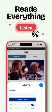 NaturalLocalReader: Read Aloud iPhone screenshot