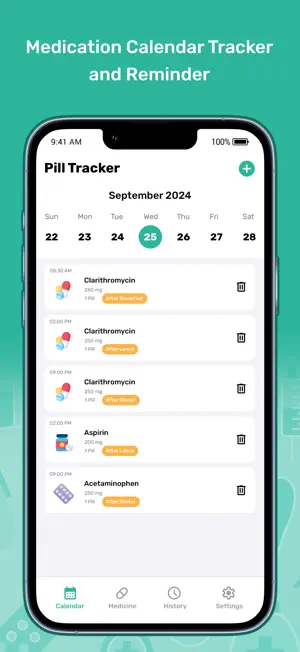 Pill Reminder ◐ screenshot 1