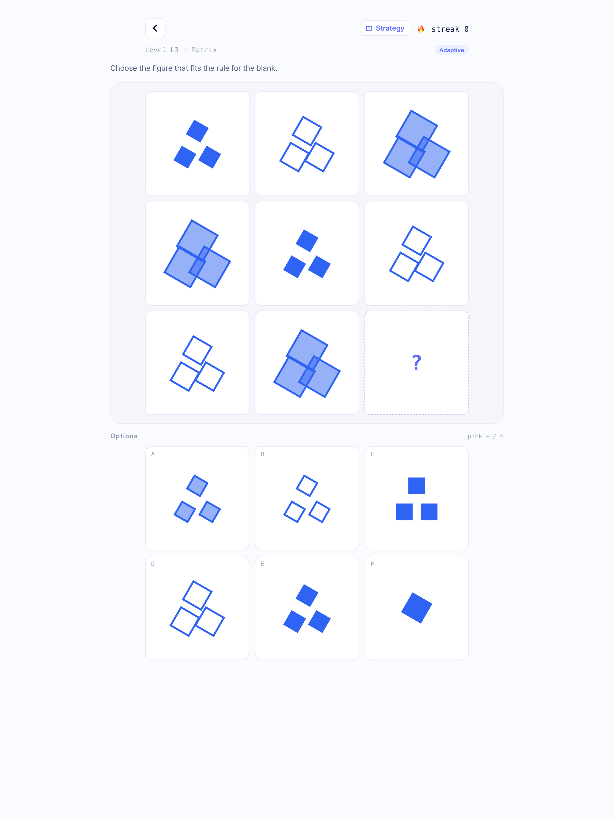 Matrix Aptitude: IQ Test screenshot 6