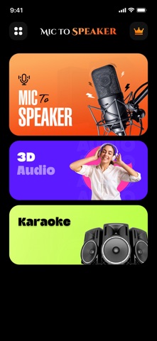 Mic To Speaker : Mic Amplifier iPhone screenshot