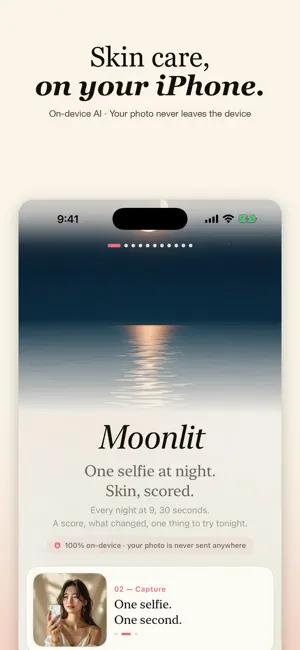 Moonlit - AI Skin Care Tracker screenshot 1