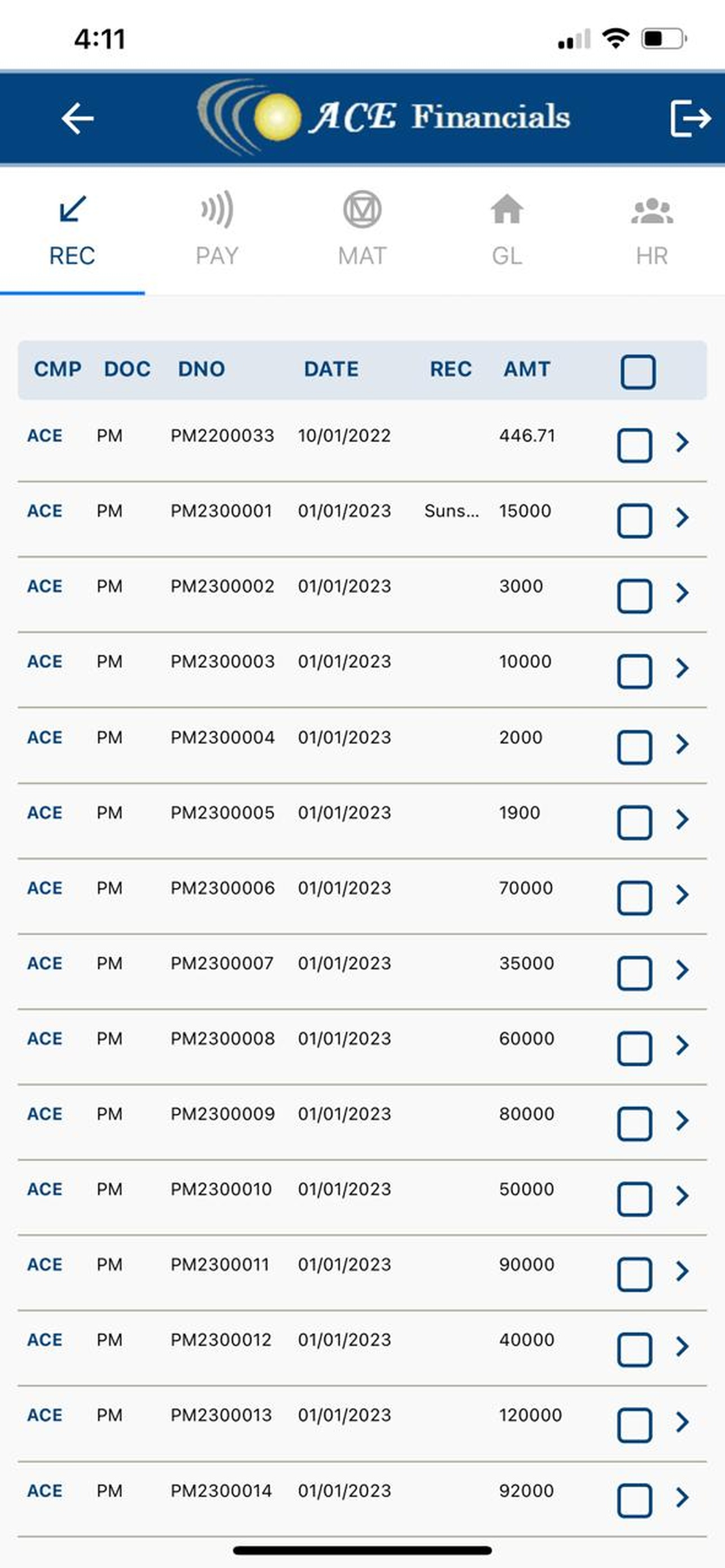 ACE Financials screenshot 6