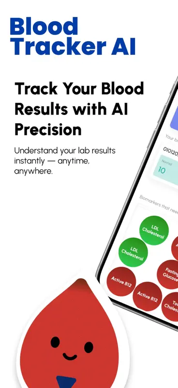 BloodTracker AI - Lab Results screenshot 1 of 8