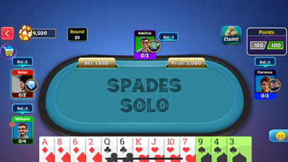 Spades Bid Whist: Card Games iPhone screenshot 6 - Games app