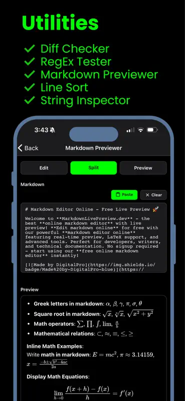 DevKit: JSON, JWT & Dev Tools screenshot 9 of 10