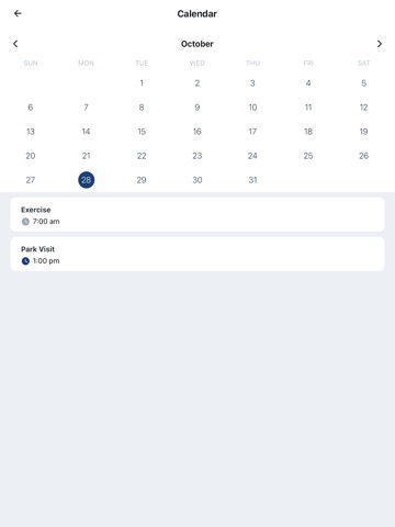 Jaybird Senior Living iPad screenshot