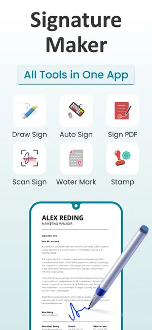 Signature Maker - e Sign App screenshot 1