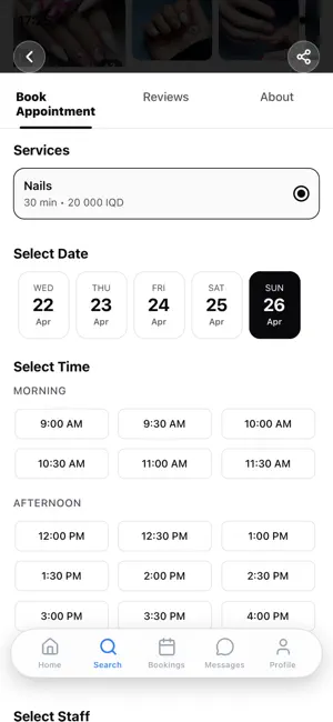 Glowy · Booking App screenshot 3