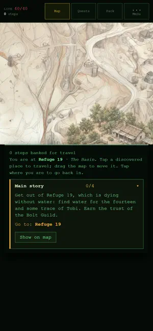 DustFall: Walking RPG screenshot 2