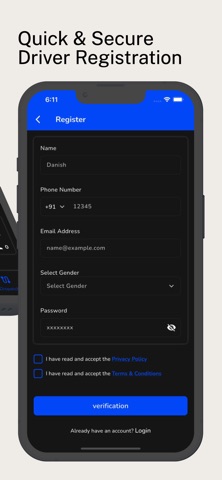 Drivr iPhone screenshot