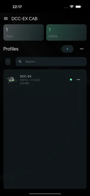 DCC-EX Cab screenshot 1
