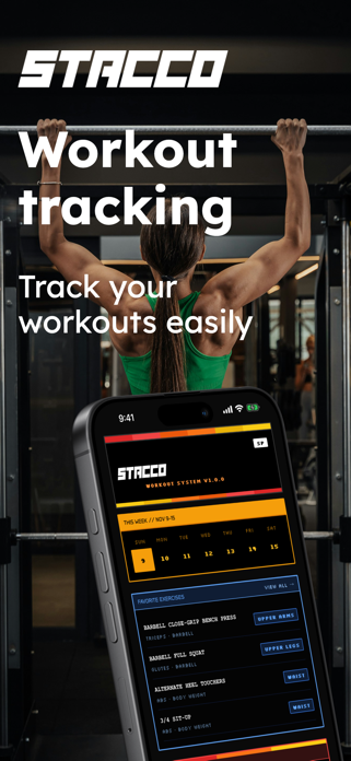 Stacco Workout Tracker Screenshot 1 of 8