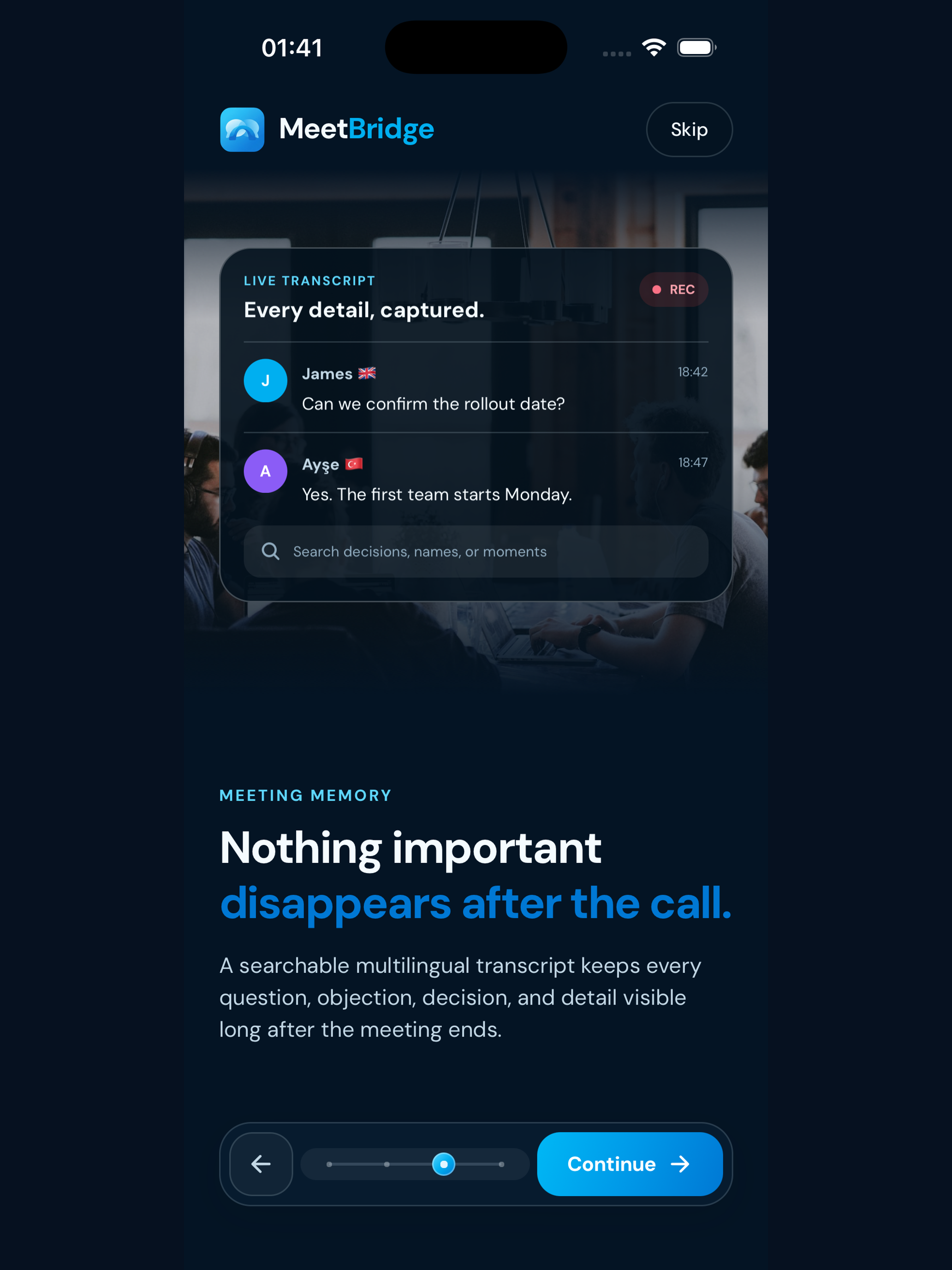 MeetBridge - Live Translation