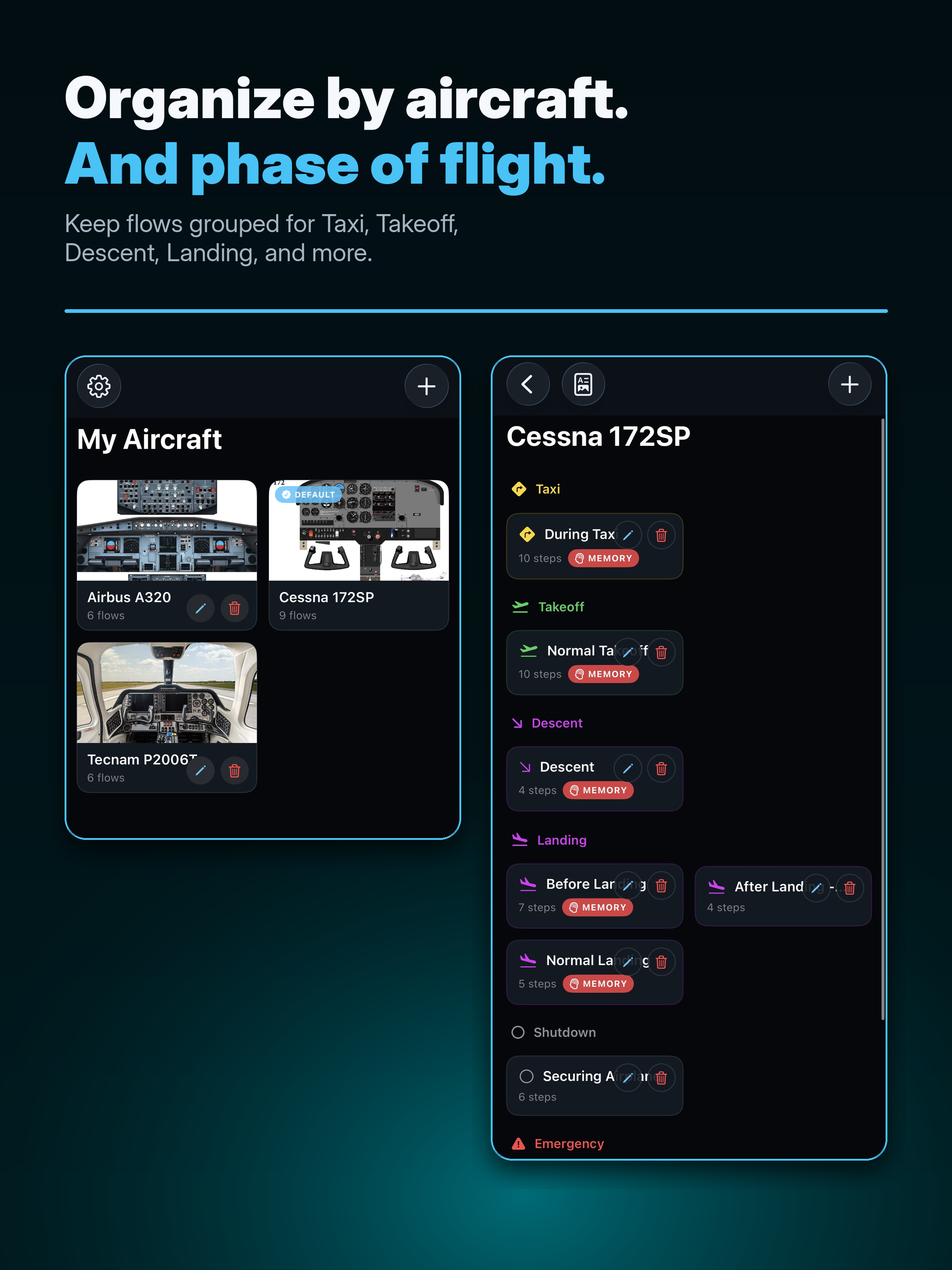 Pilot Flows - Learn Your Plane