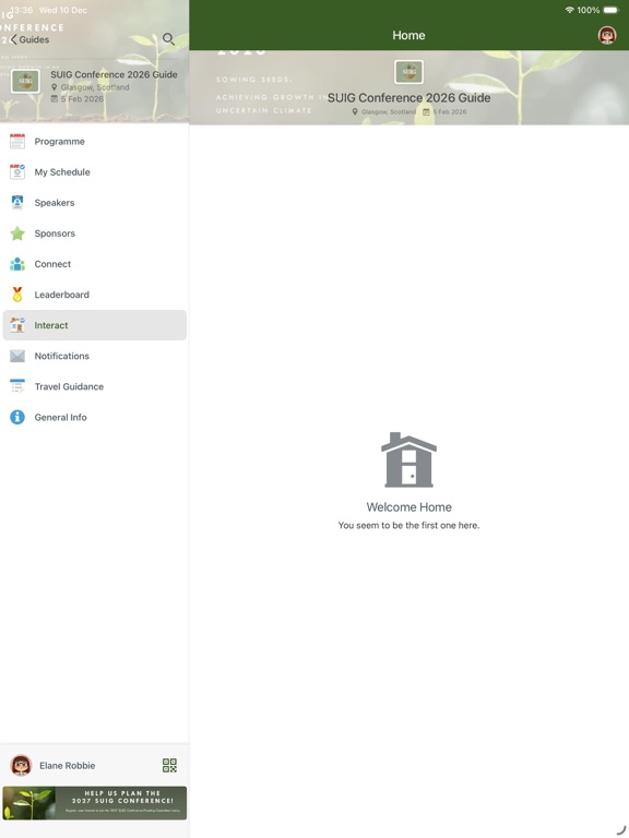 SUIG Conference app screenshot 2