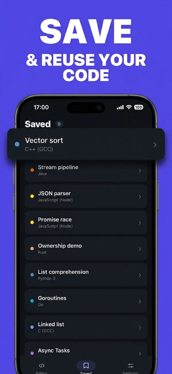 #3. Code Runner: Compiler (iOS) Ved: Omer Faruk BAGCI