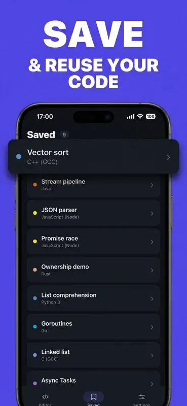 Code Runner: Compiler screenshot 3 of 3