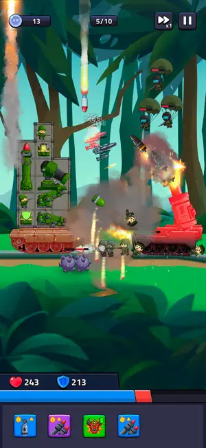 Tank Defense: Merge Attack screenshot 3