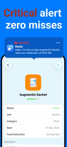 Medio - Medication Reminder Screenshot 2 of 7