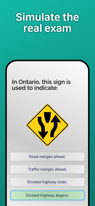 Canada Driver Test Practice Screenshot 2 of 8
