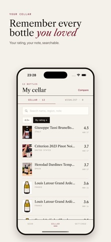 Sommelier: Wine Label Scanner screenshot