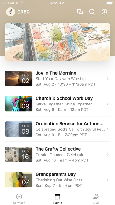 App screenshot