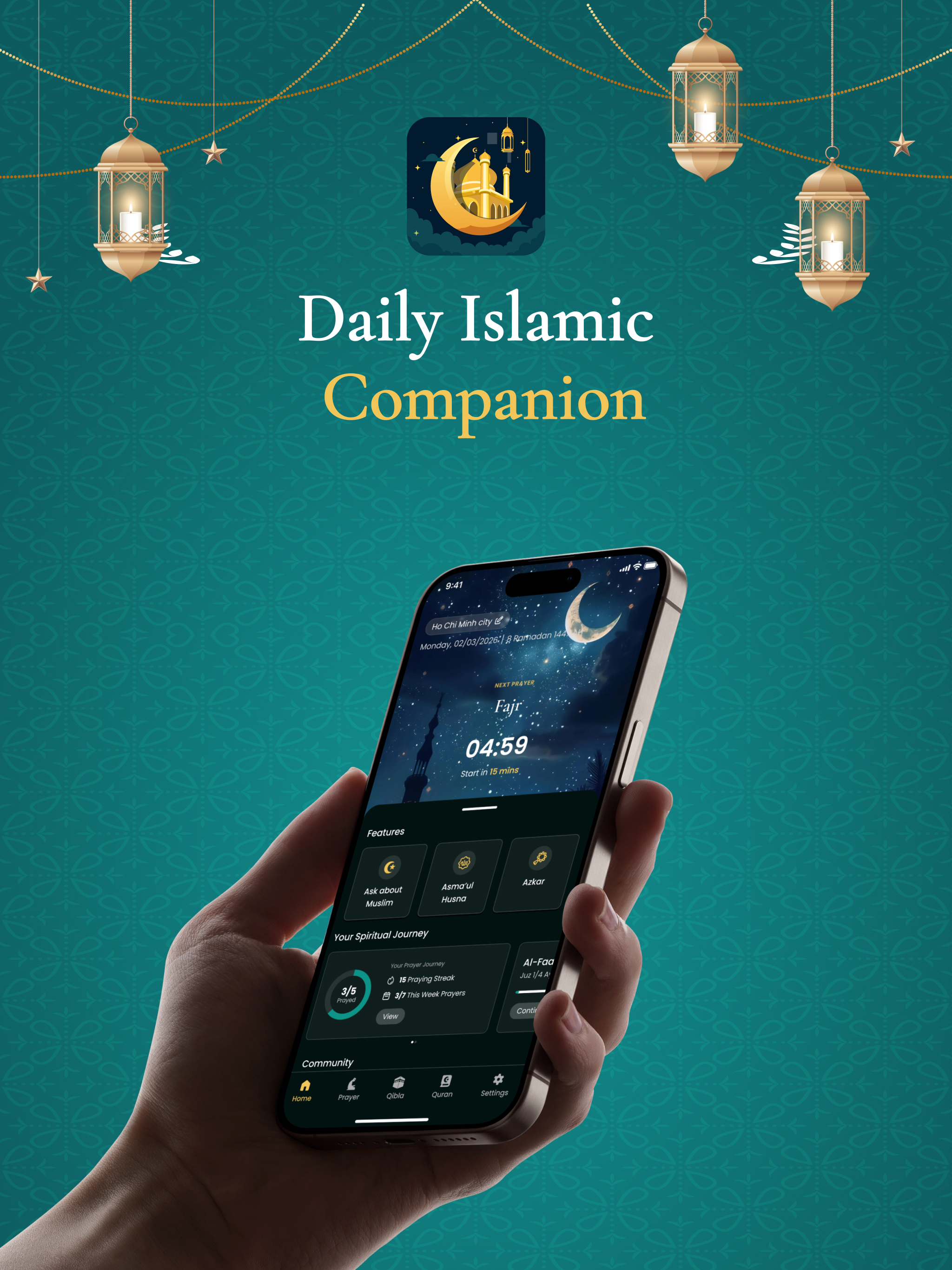 Muslim Calendar & Quran Verse screenshot 10