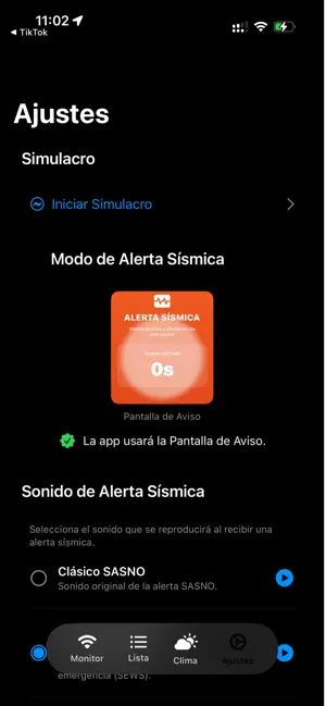 SASNO - Alerta Sísmica iPhone screenshot 5