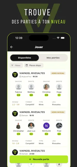 Viapadel 2.0 screenshot 1