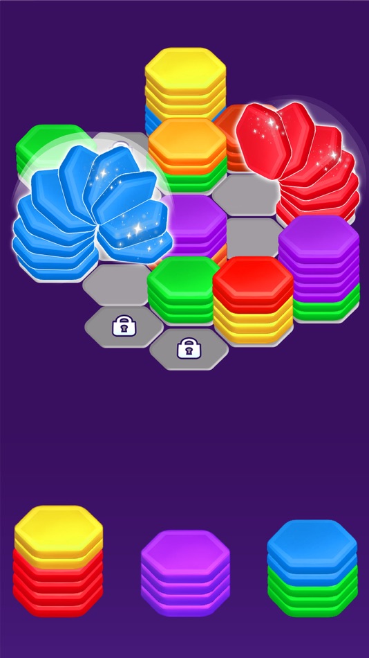 #7. Hexa Color Sorting Puzzle (iOS) By: D2M STUDIO COMPANY LIMITED
