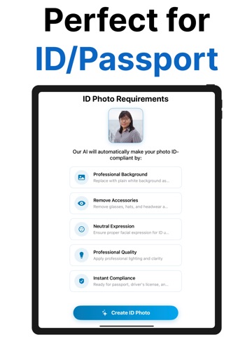 Passport Photo & ID Face Maker iPad screenshot