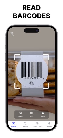 QR Code Reader⁃Barcode Scanner iPhone screenshot