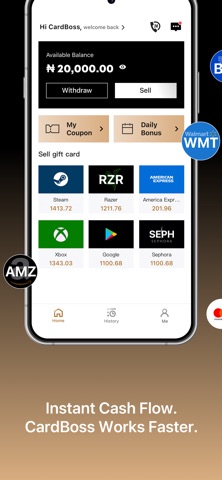 CardBoss—Sell Gift Cards iPhone screenshot