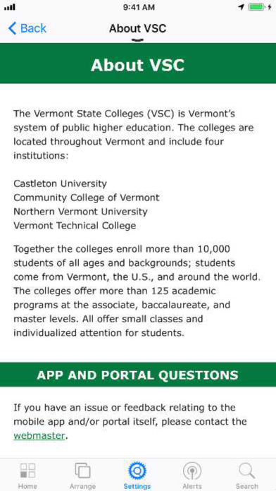 Screenshot 2 of VSC Portal App